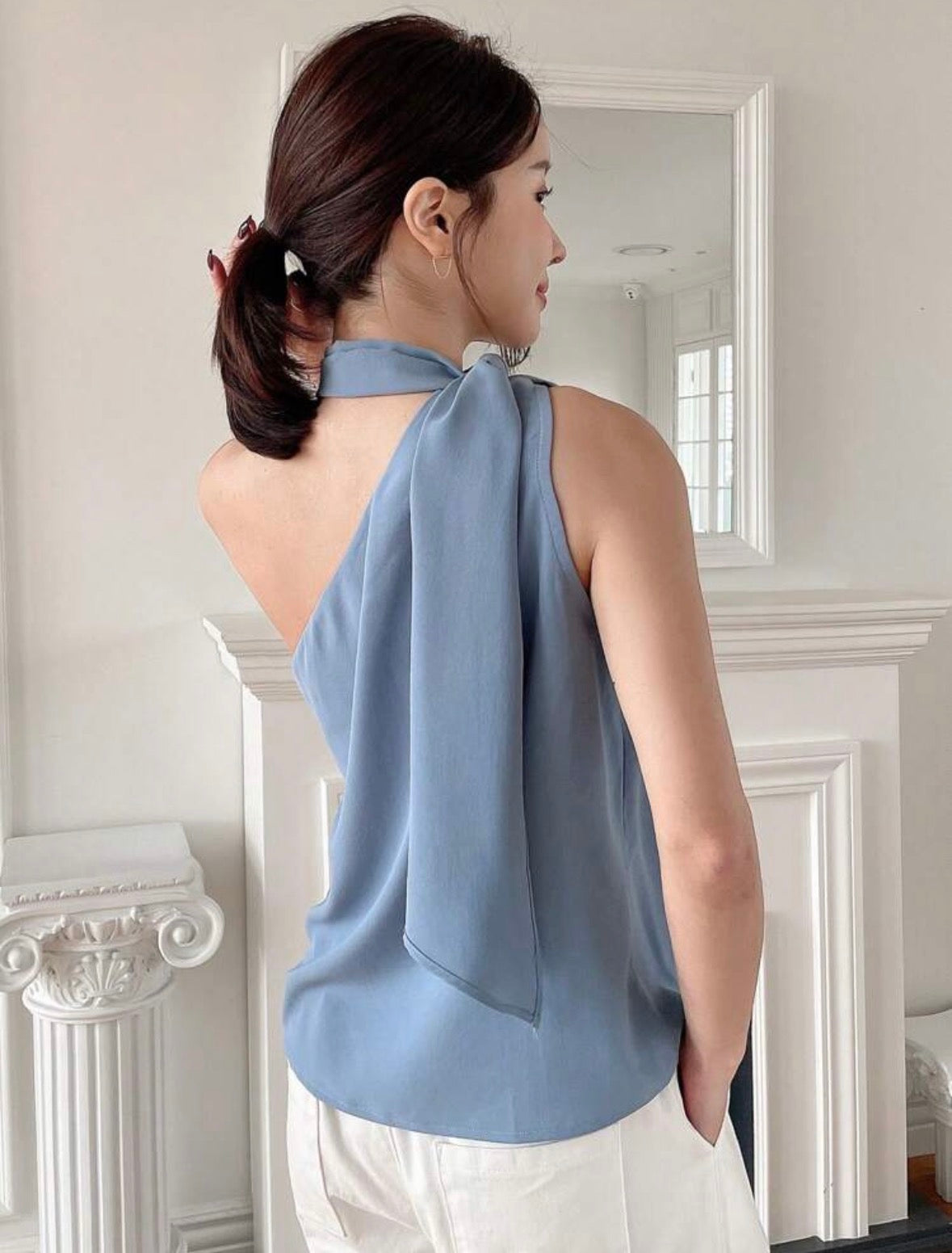 BLUSA CELESTE