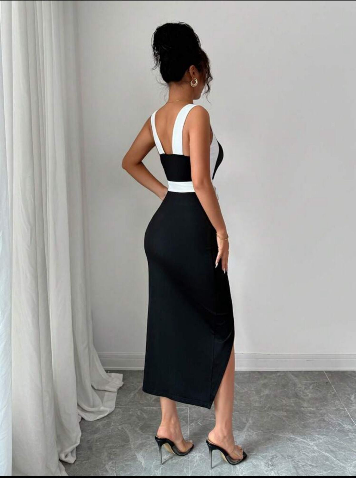 VESTIDO NEGRO LARGO