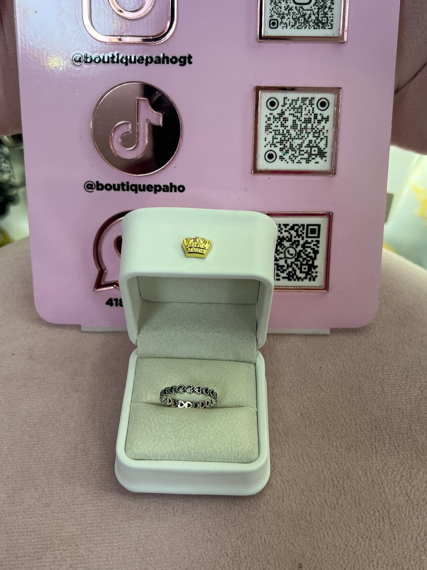 ANILLO PANDORA DE CORAZONCITO