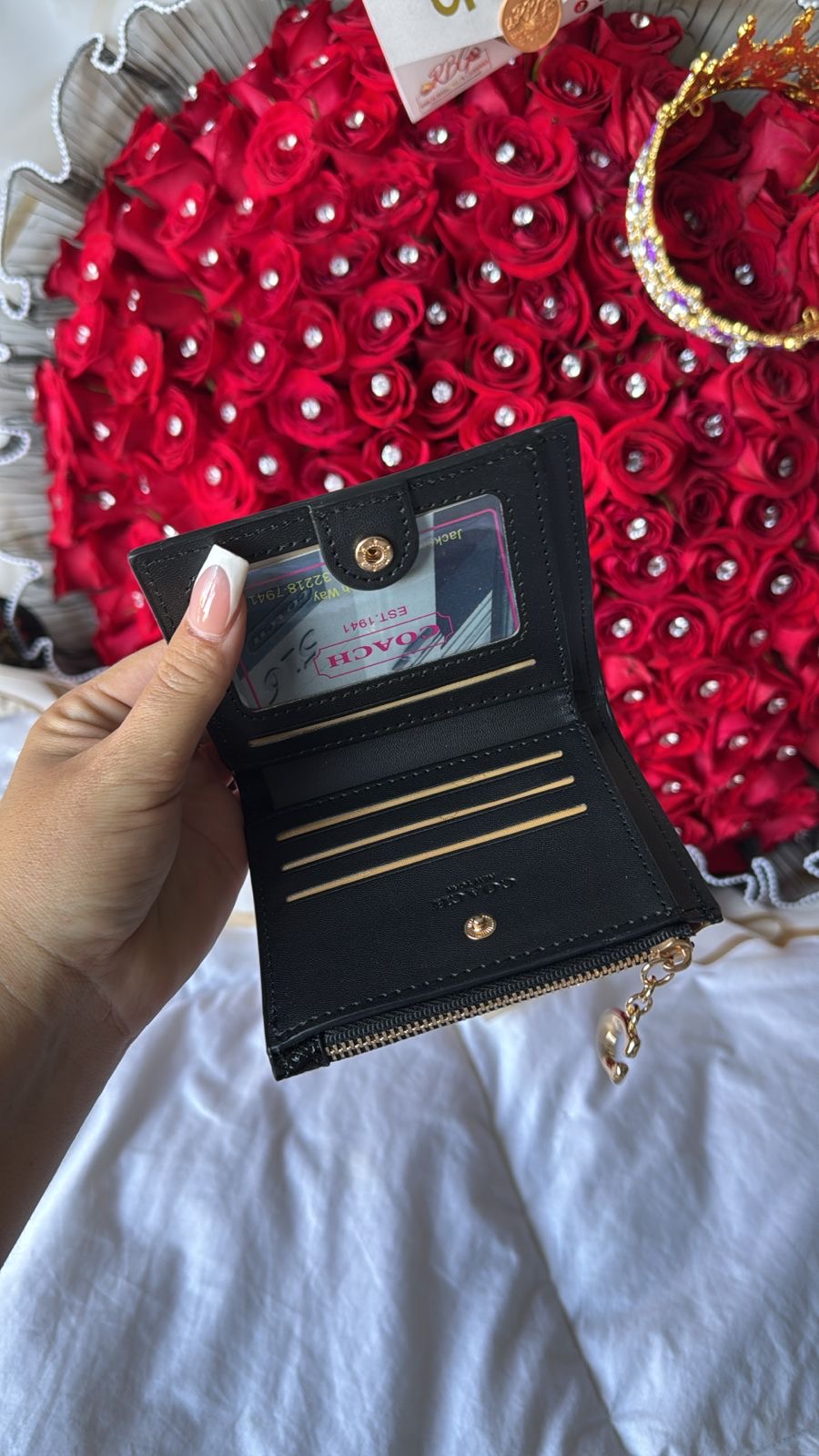 BILLETERA COACH NEGRA DUPE
