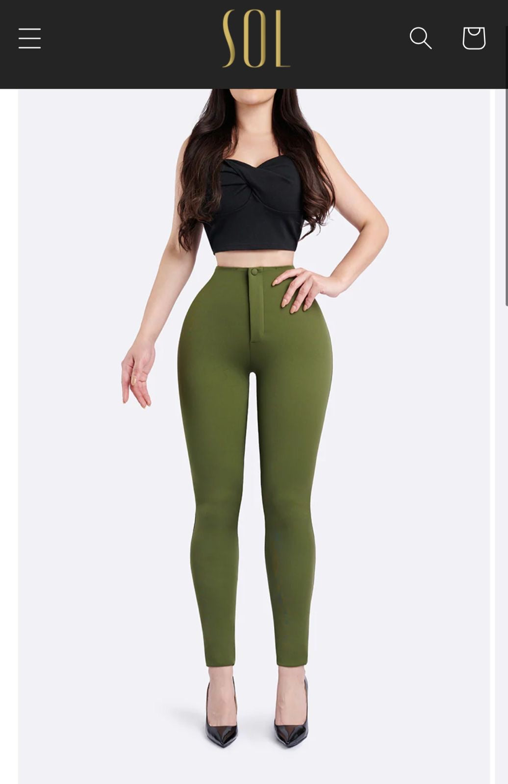 LUXURY BOOTY SKINNY VERDE ORIGINAL