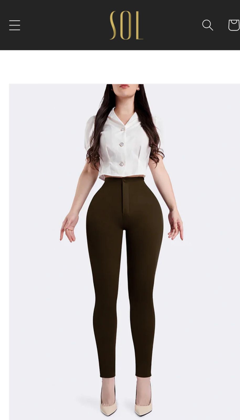 LUXURY BOOTY SKINNY CHOCOLATE CANELA