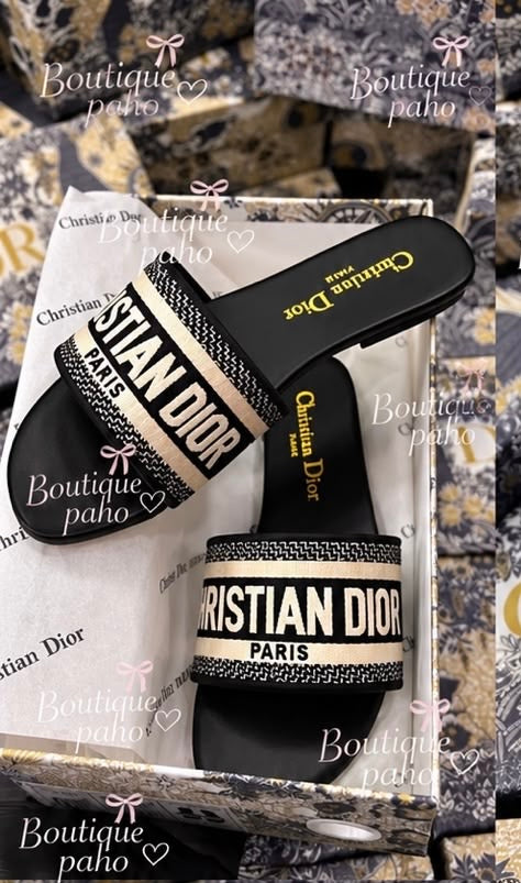 SANDALIAS CHRISTIAN DIOR DUPE NEGRAS