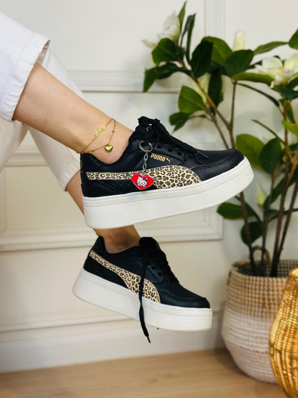 TENIS PUMA NEGROS DUPE