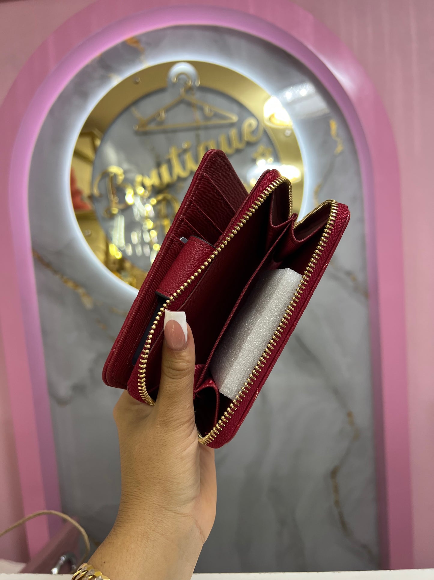 BILLETERA COACH ROJA DUPE