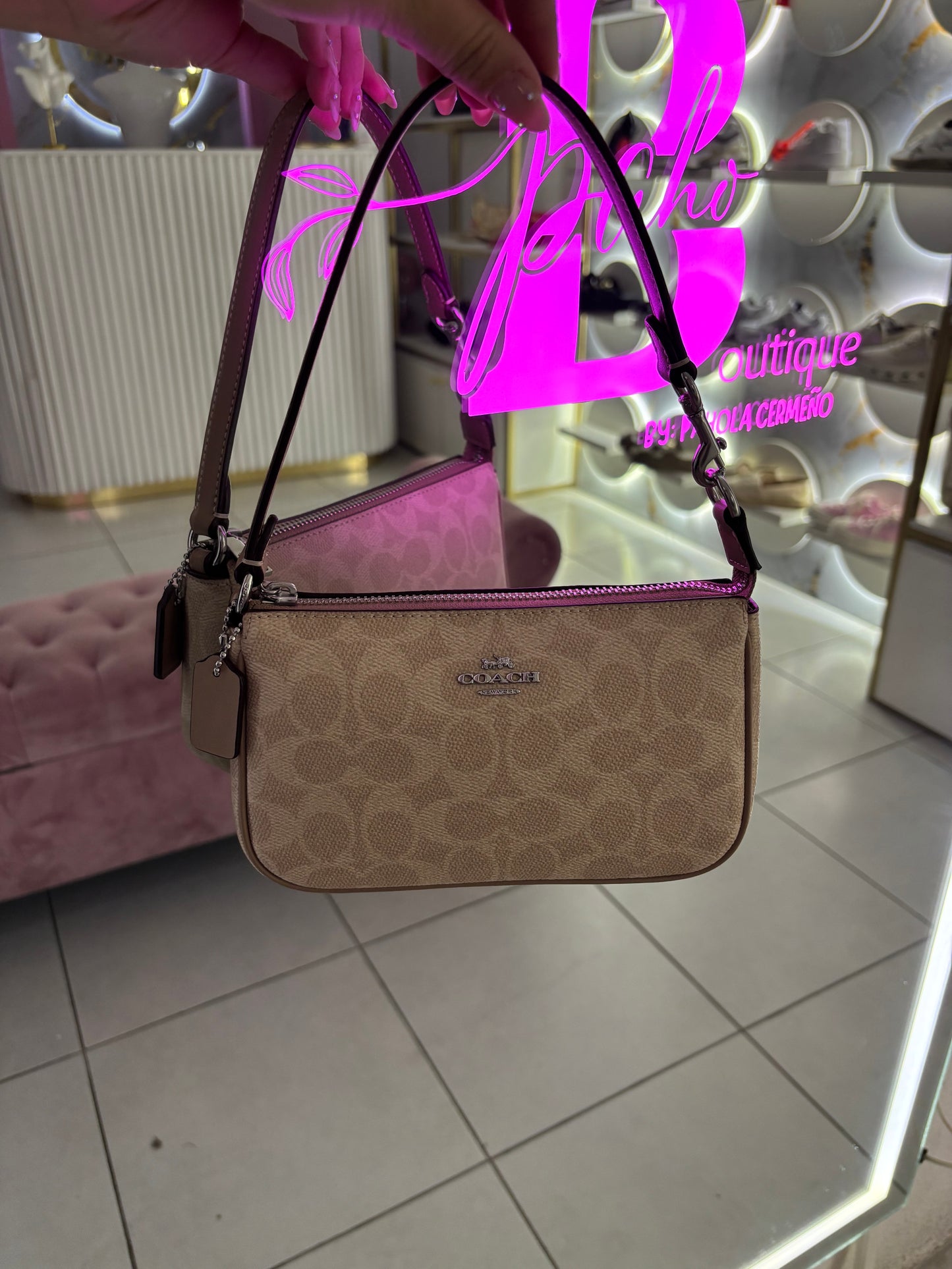 BOLSO COACH ORIGINAL BEIGE