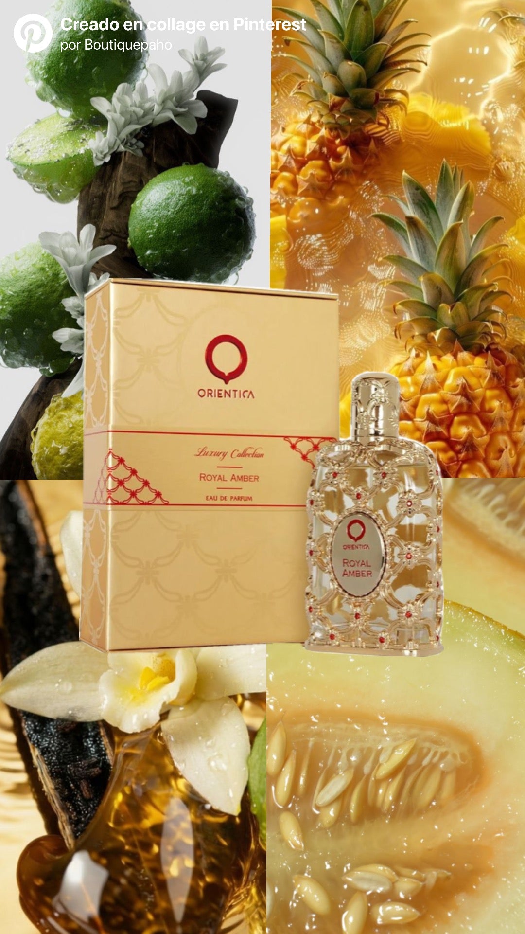 PERFUME ORIENTICA ROYAL ÁMBAR AMARILLO