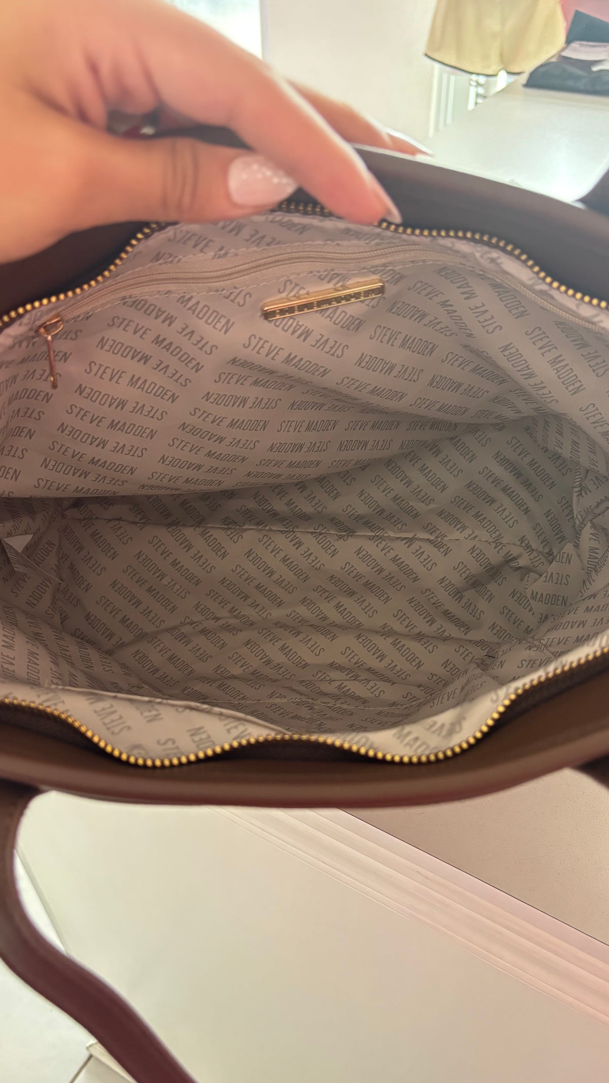 BOLSO GRANDE CAFÉ STEVE MADDEN ORIGINAL