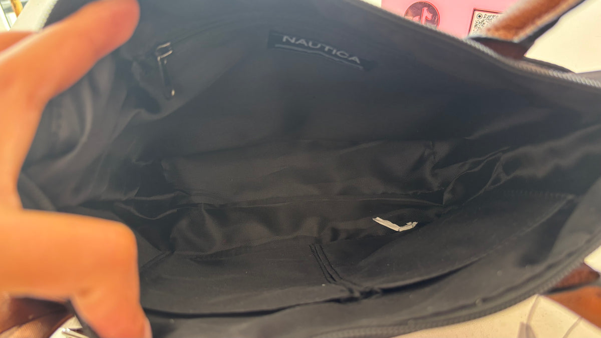 BOLSO NEGRO NÁUTICA ORIGINAL