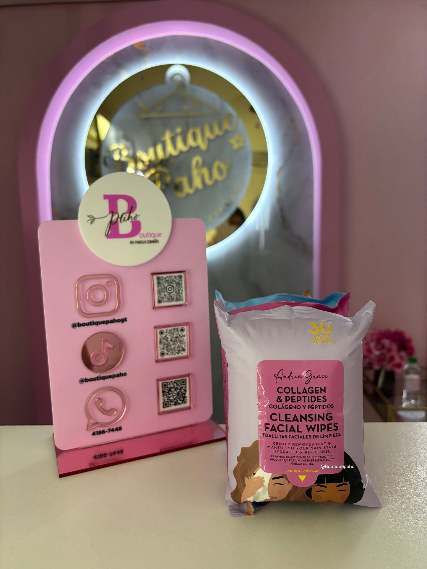 TOALLAS FACIALES 4 en 1 ANDREA GRACE ORIGINALES