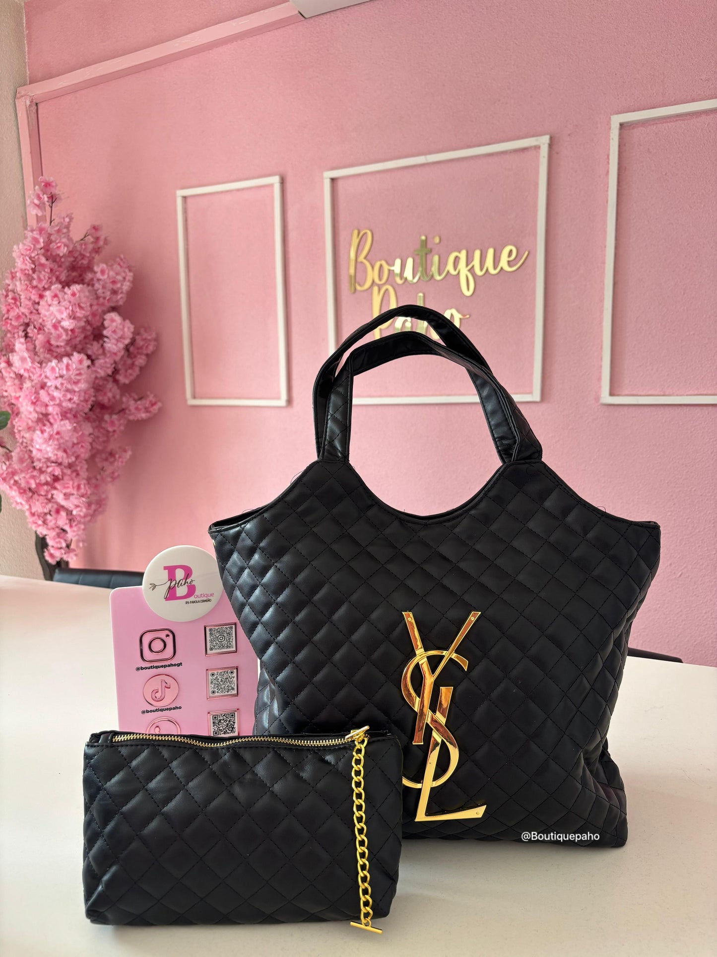 BOLSO Y COSMETIQUERA YSL