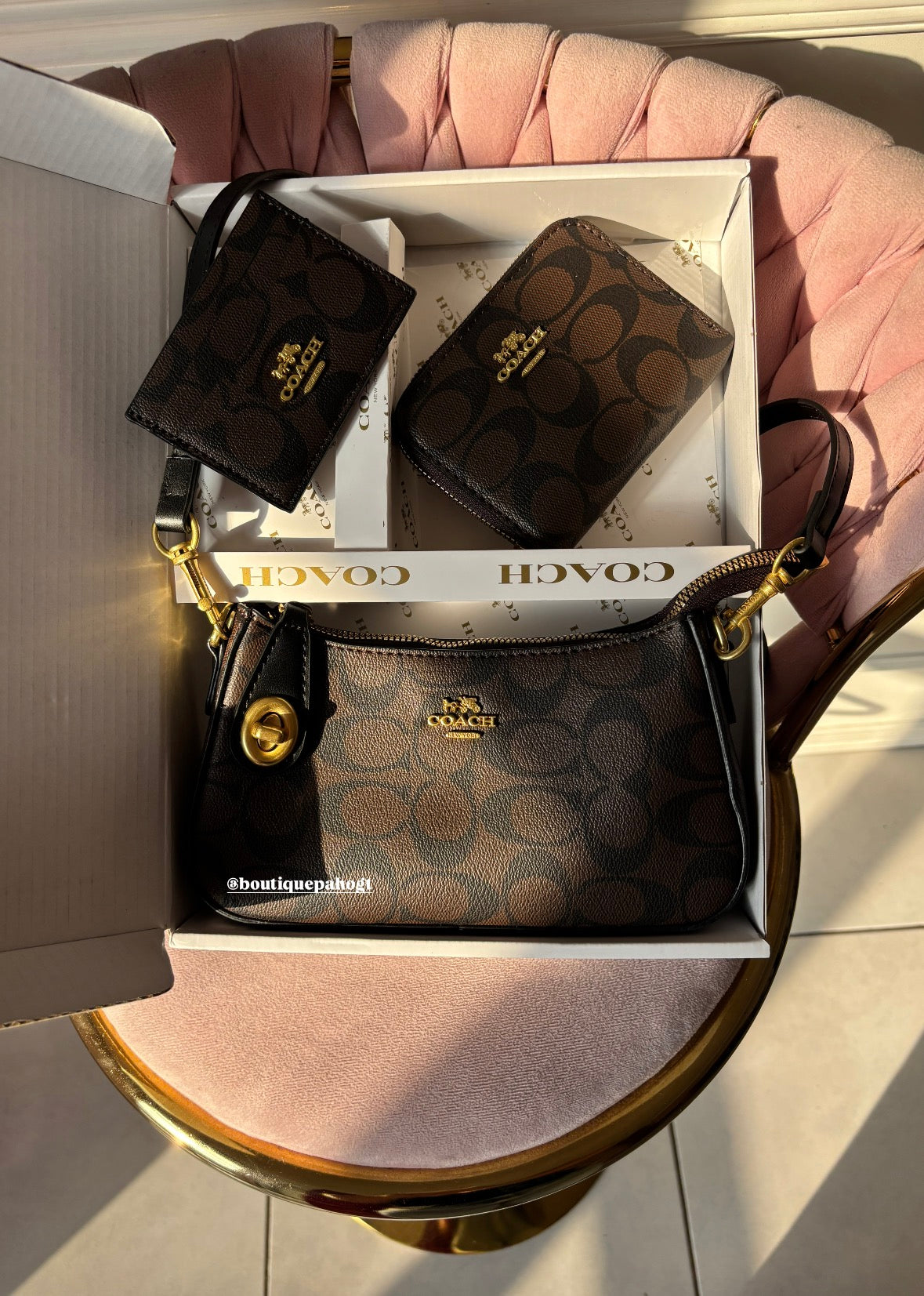 SET COACH CAFÉ DUPE