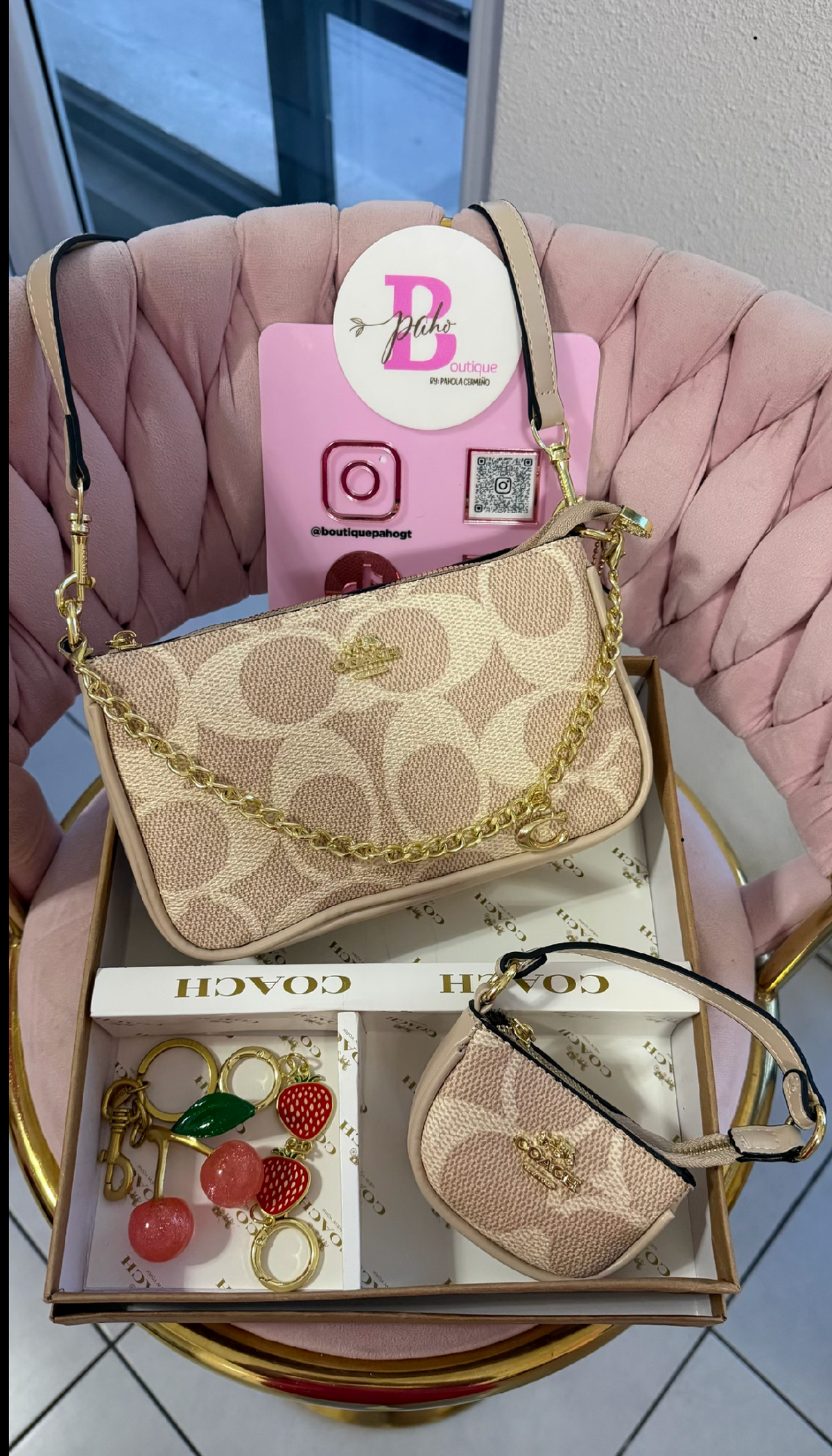 SET COACH KAKI DUPE