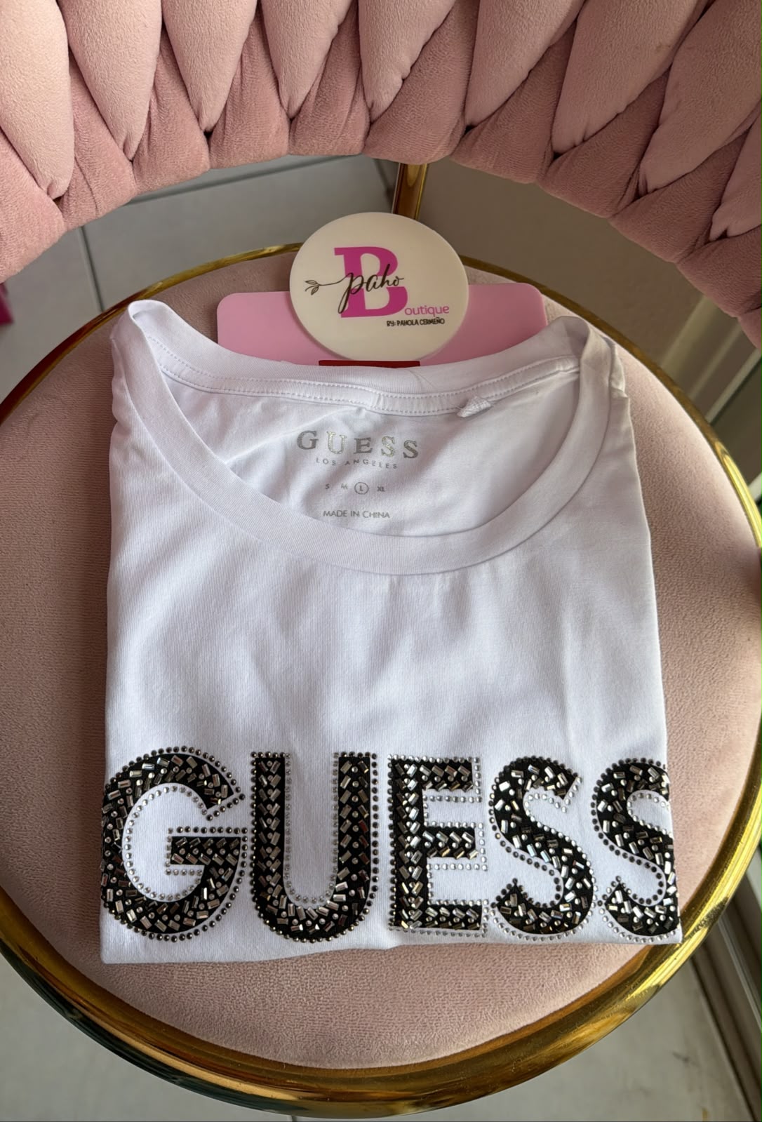 BLUSA GUESS BLANCA ORIGINAL