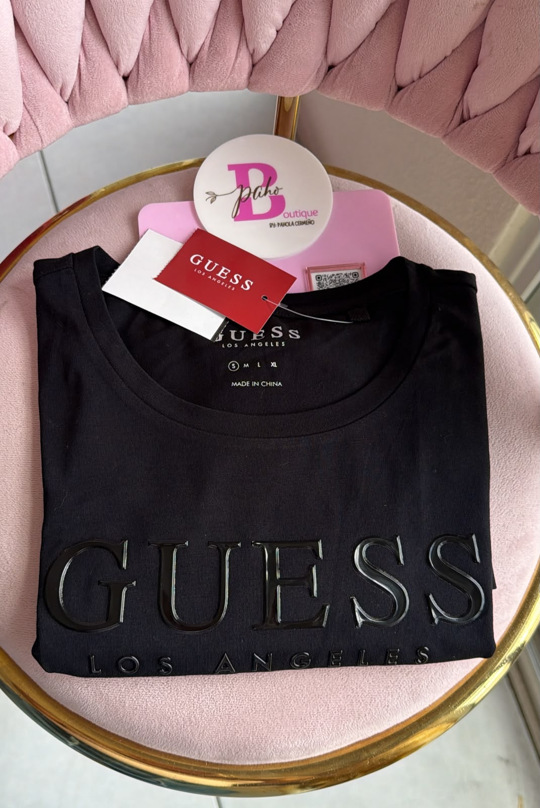 BLUSA GUESS NEGRA ORIGINAL