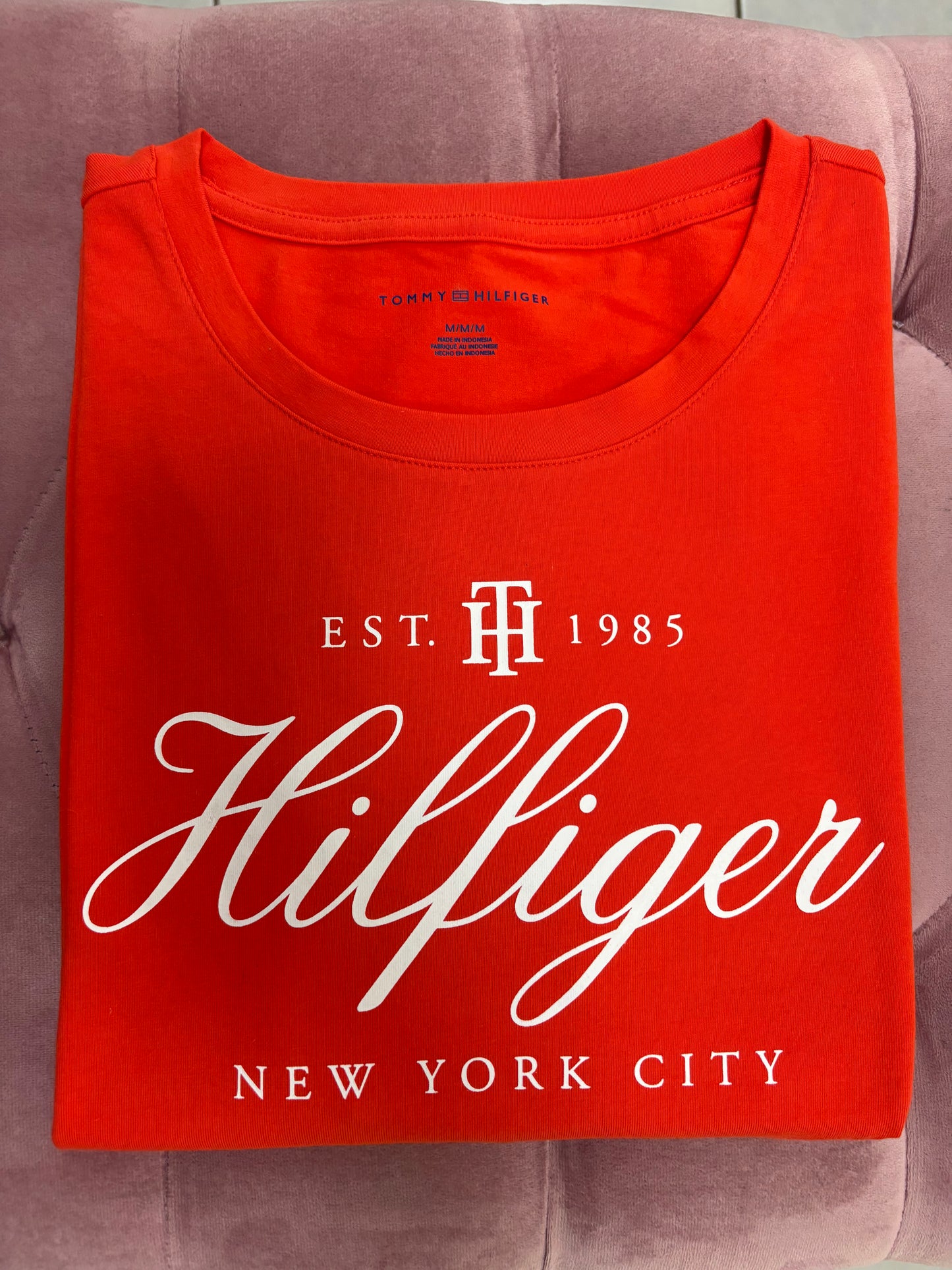 VESTIDO TOMMY HILFIGER ORIGINAL NARANJA