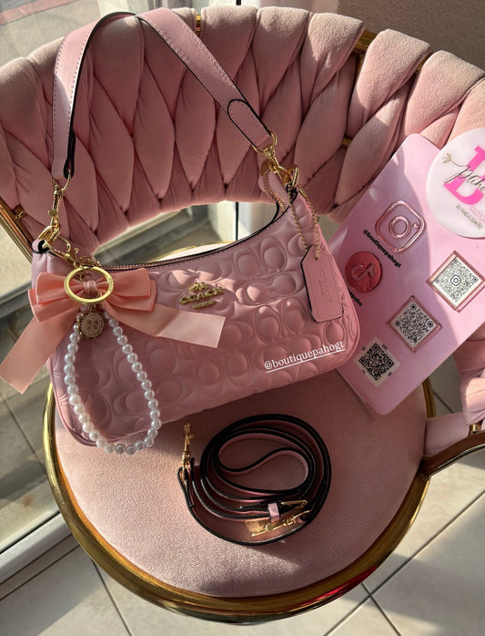 BOLSO COACH ROSA DUPE