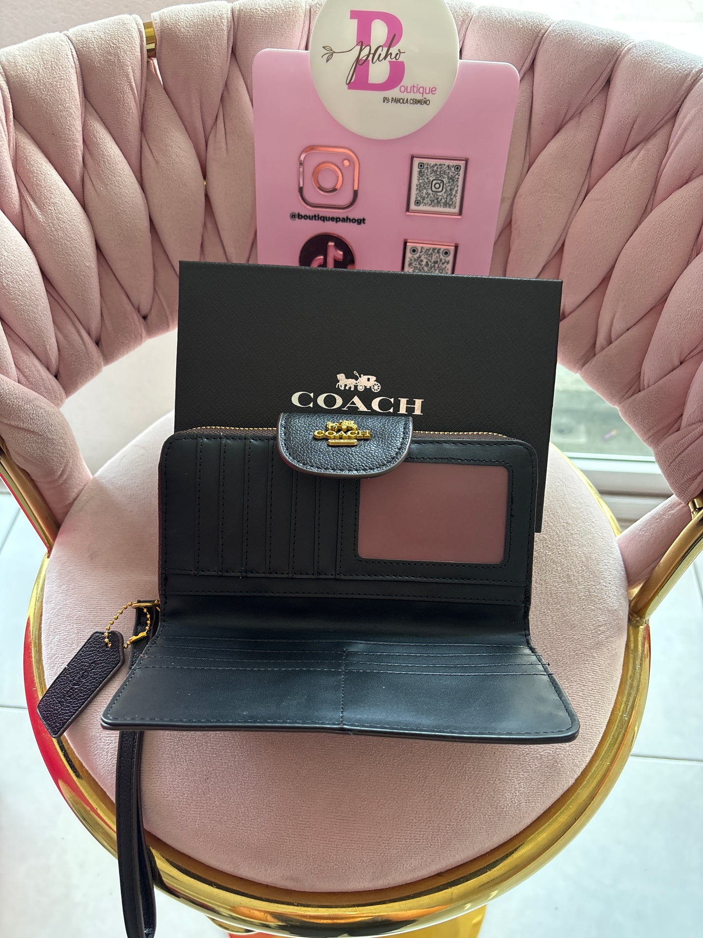 BILLETERA COACH CAFÉ