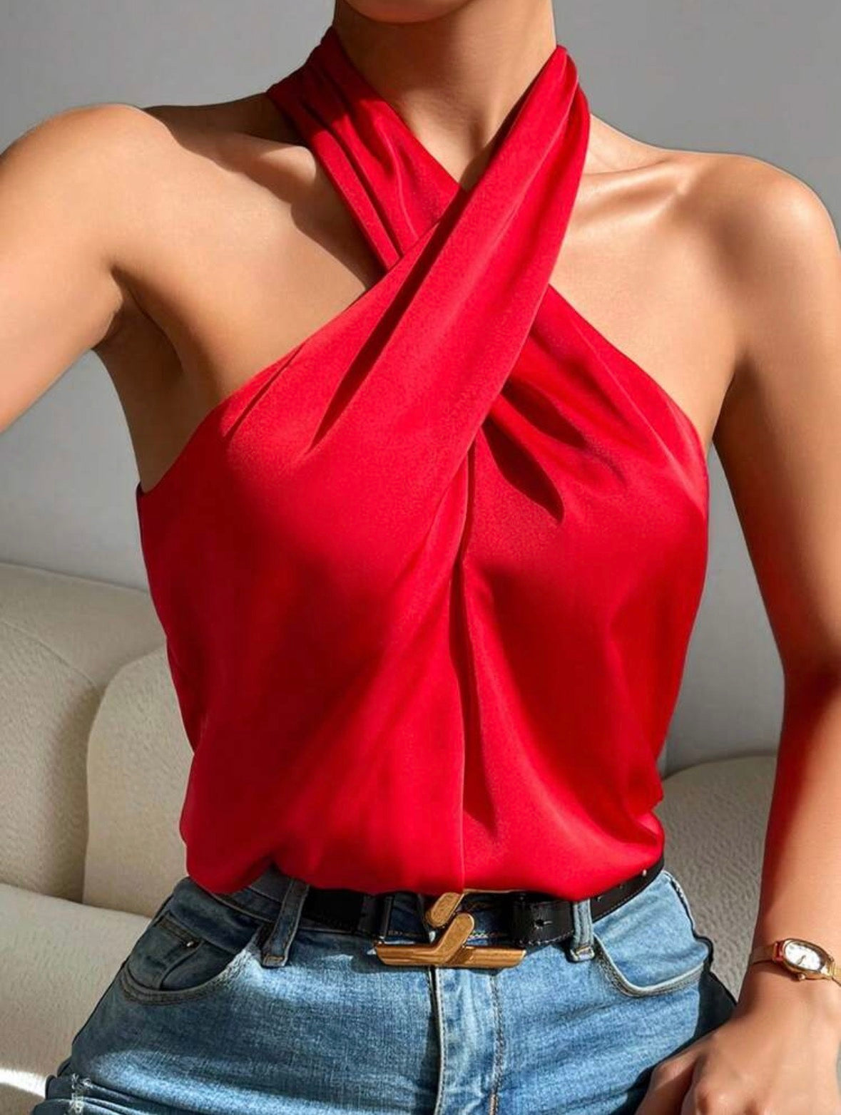 BLUSA ROJA