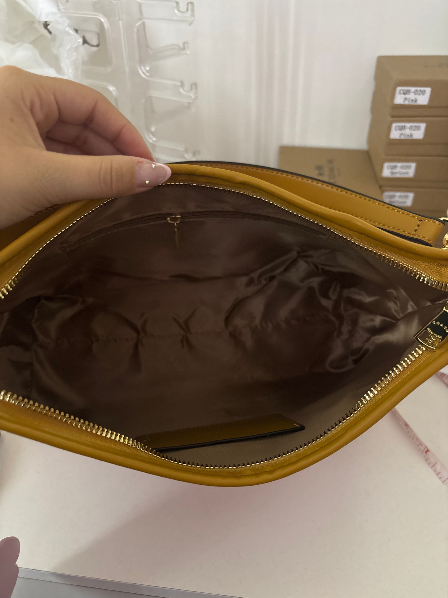 BOLSA MEDIANA COACH ROSA DOBLE CORREA DUPE