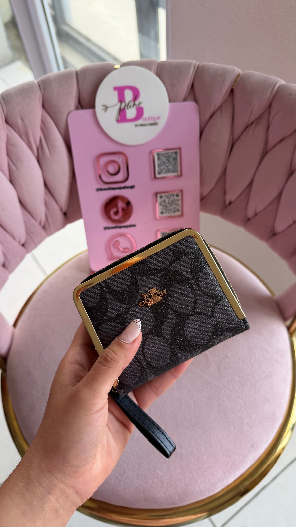 BILLETERA COACH NEGRA DUPE