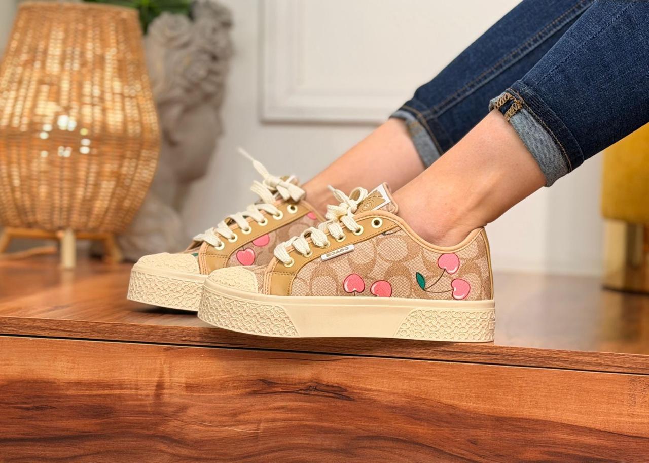 COACH JACOBS CHERRY BEIGE/ROSA DUPE