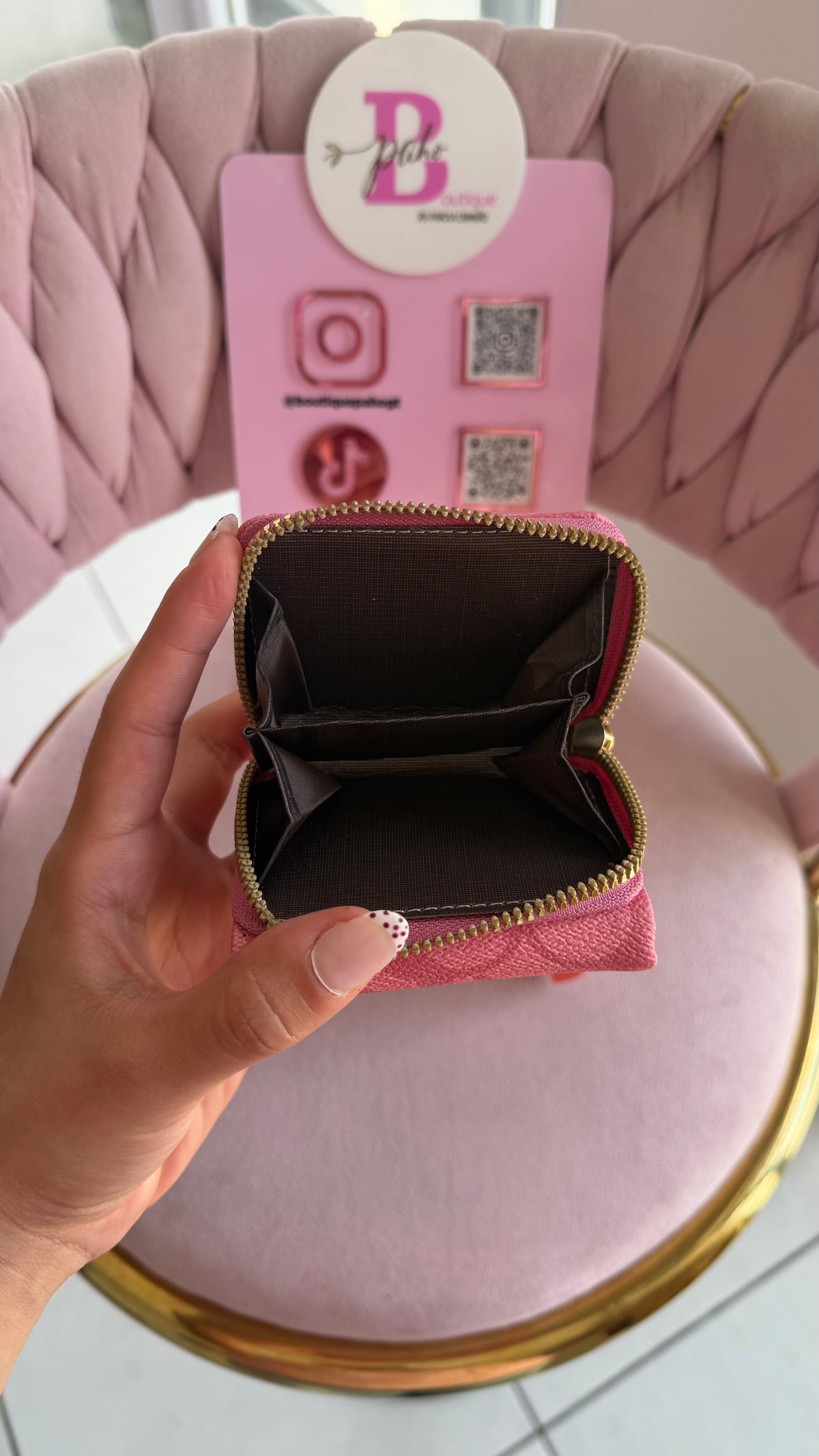 MONEDERO COACH BARBIE DUPE