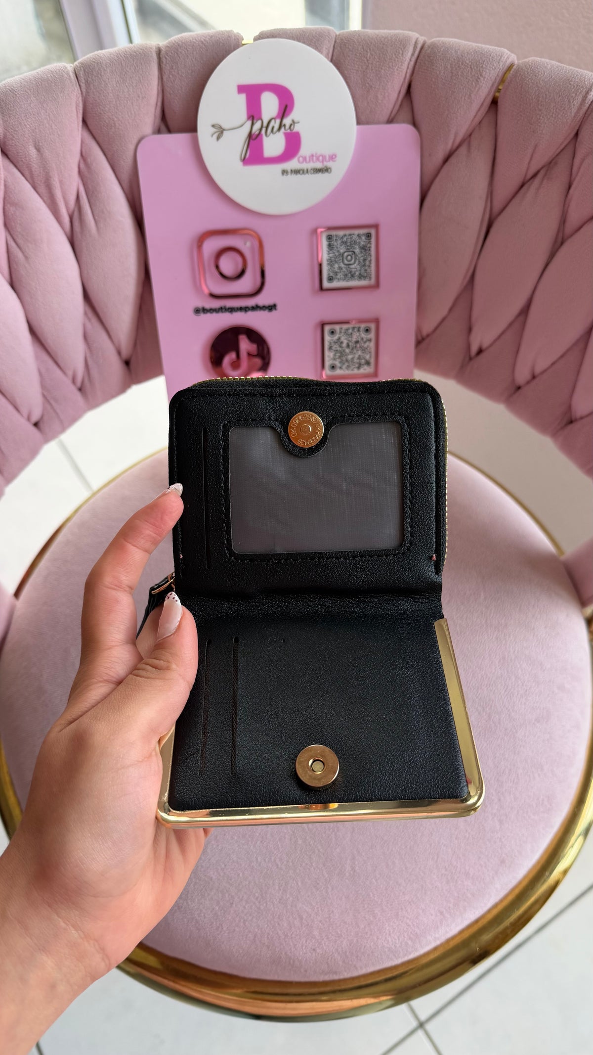 BILLETERA COACH NEGRA DUPE
