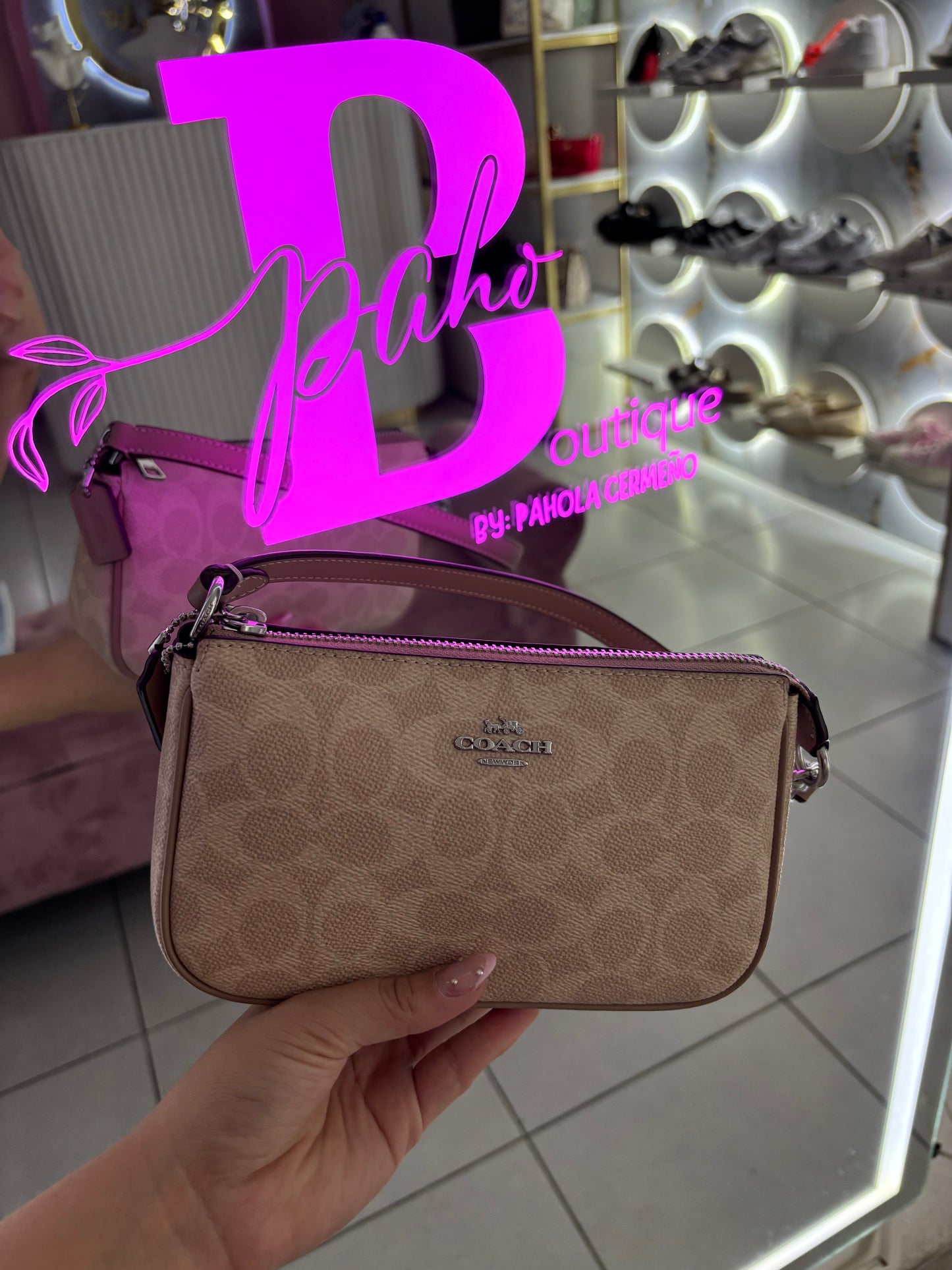 BOLSO COACH ORIGINAL BEIGE