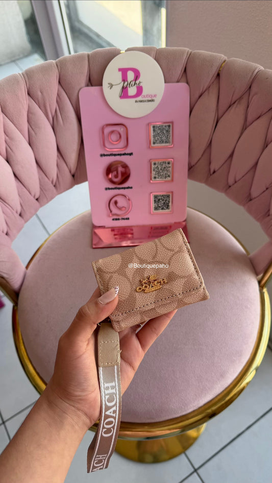 MONEDERO COACH KAKI DUPE