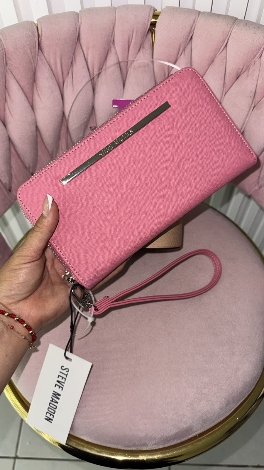 BILLETERA ROSADA STEVEMADDEN ORIGINAL