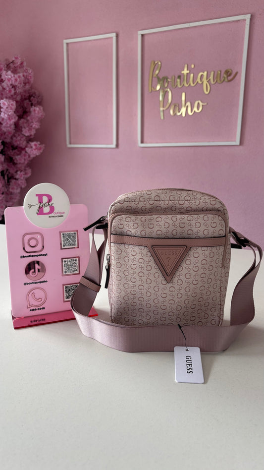BANDOLERA GUESS ROSA ORIGINAL