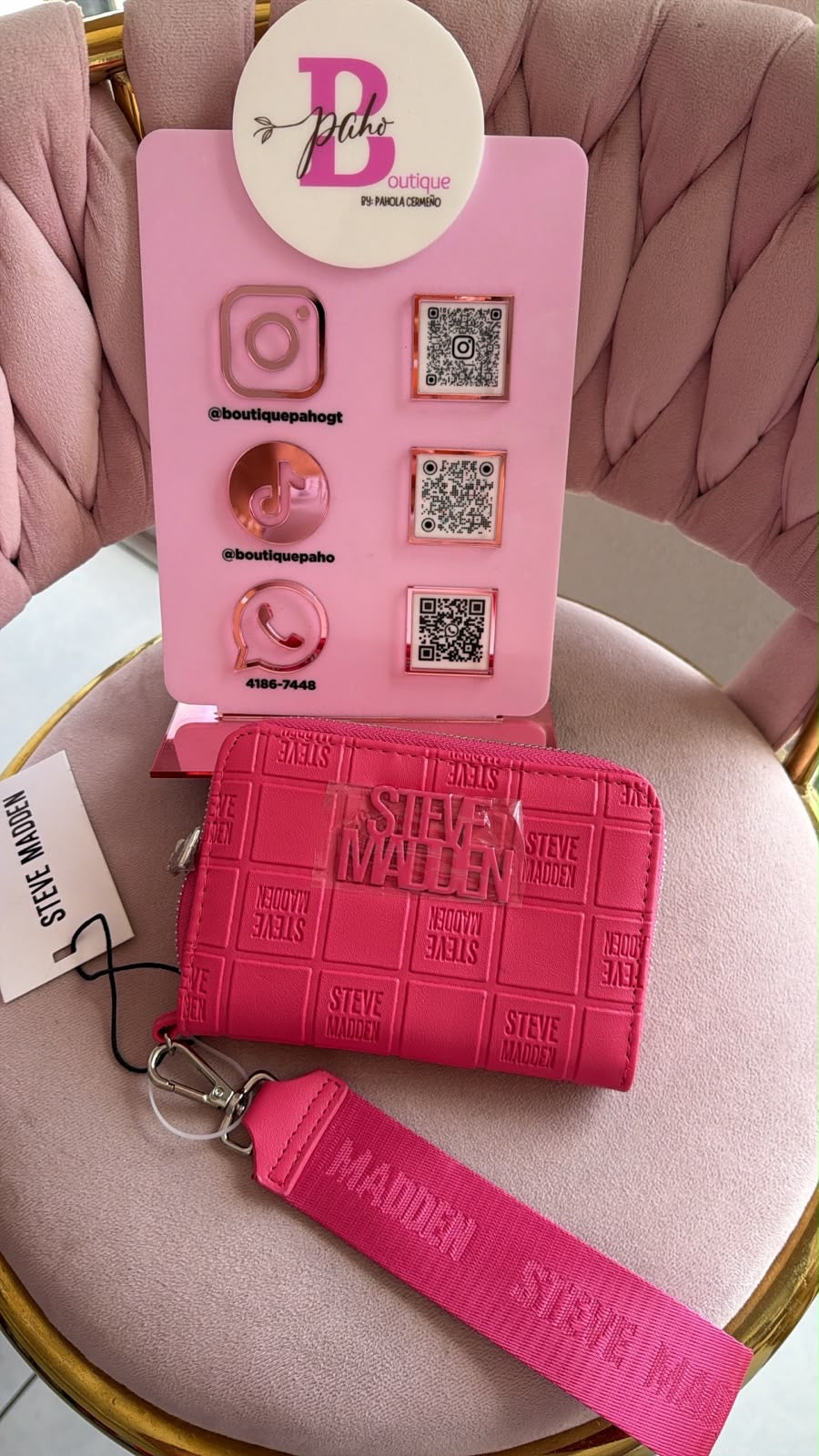 BILLETERA FUCSIA STEVE MADDEN