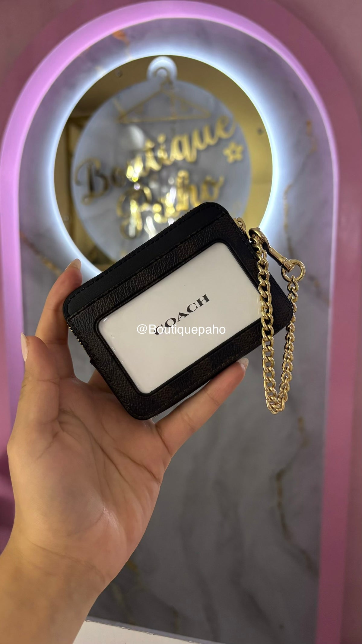 BILLETERA COACH NEGRA ORIGINAL