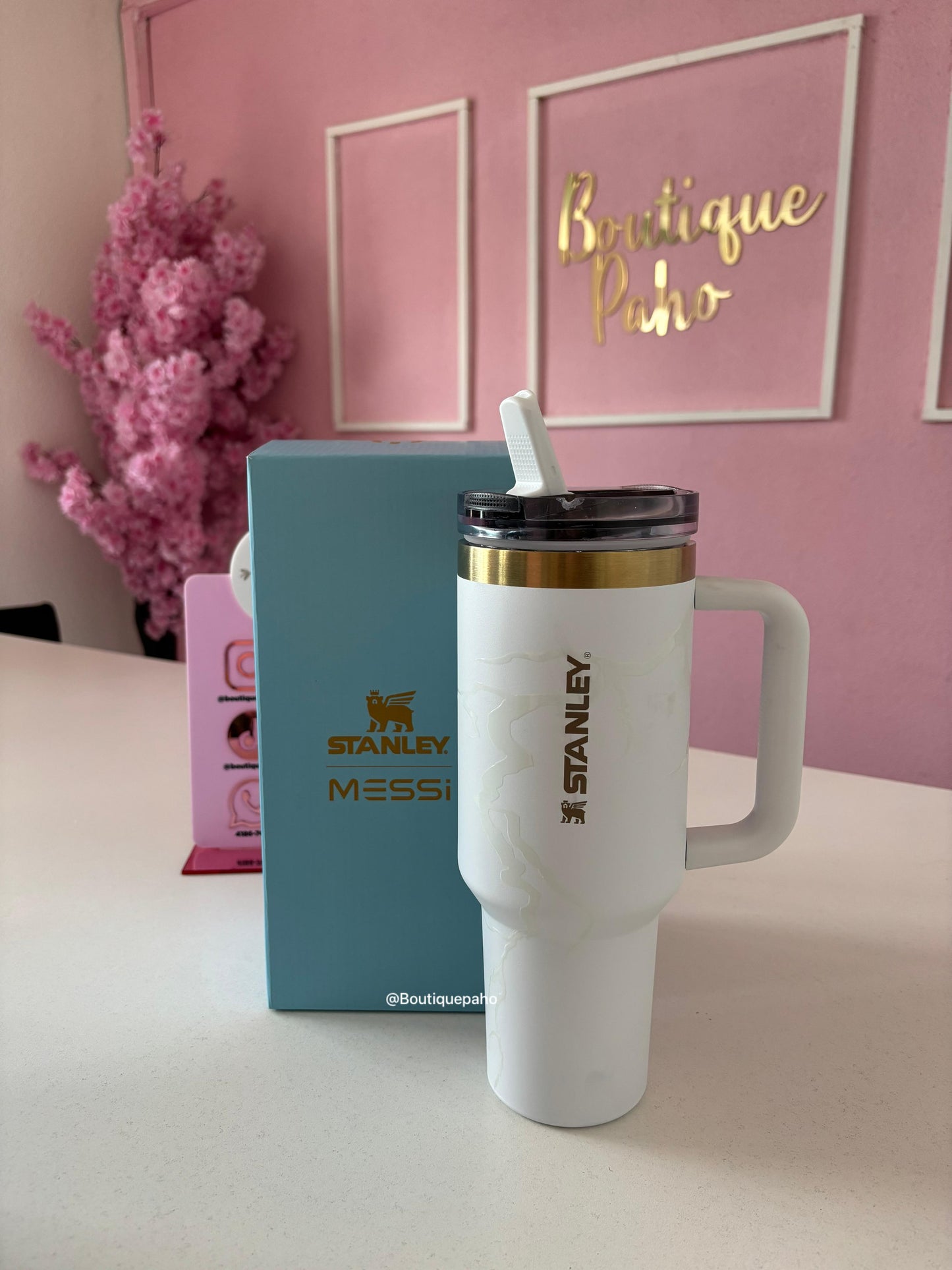 STANLEY MESSI COLOR BLANCO 40onz