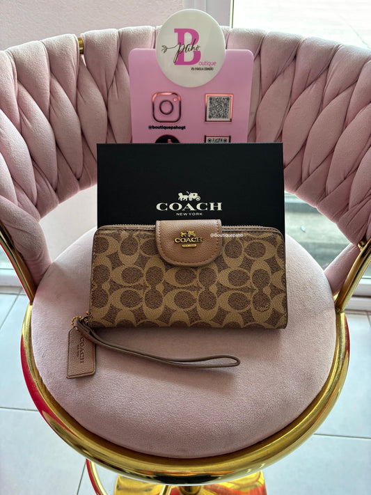 BILLETERA COACH KHAKI