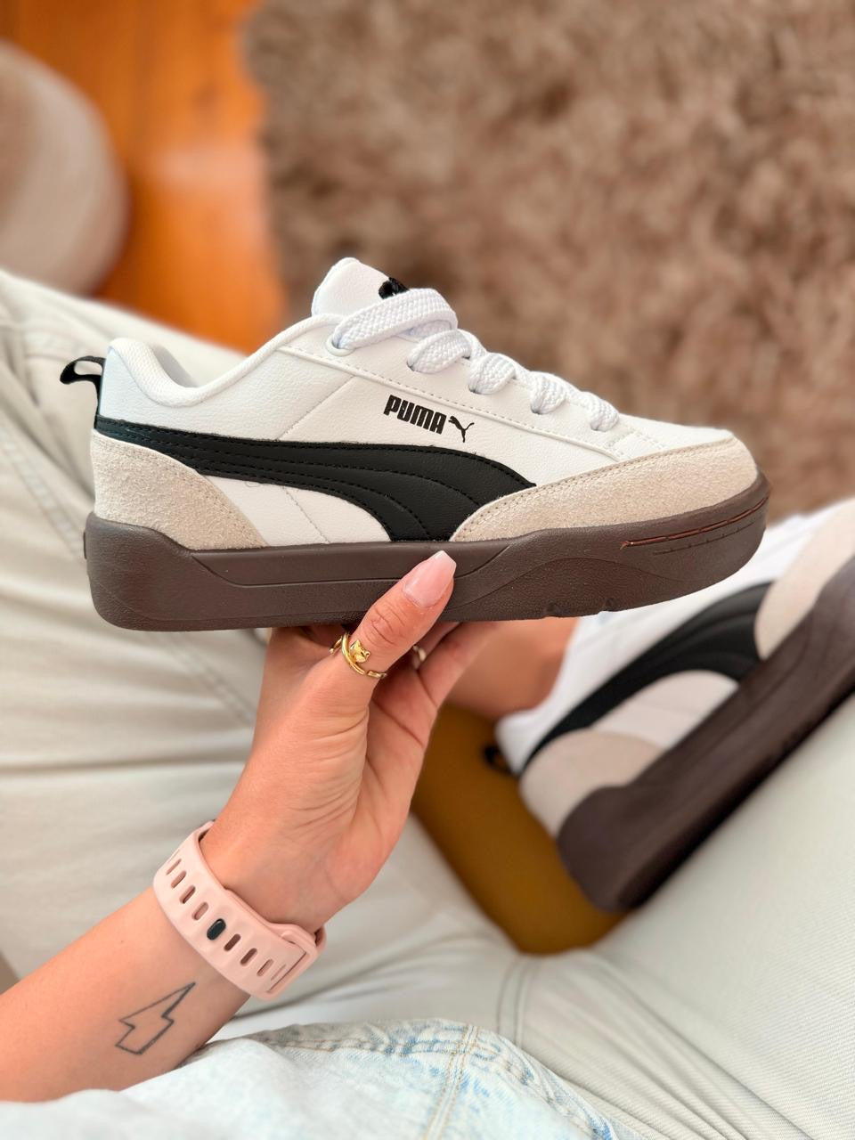 TENIS PUMA NEGROS DUPE