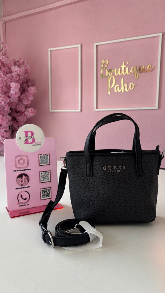 BOLSA PEQUEÑA GUESS NEGRA ORIGINAL