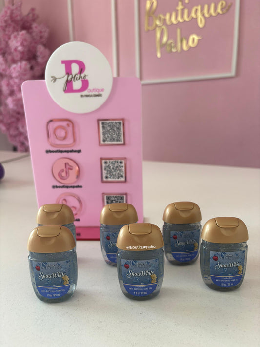 GEL ANTIBACTERIAL PRINCESA BLANCA NIEVES