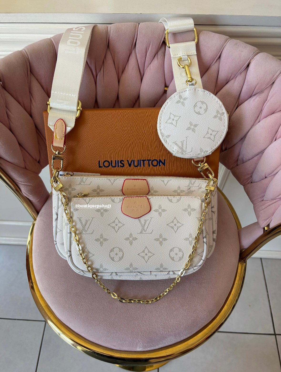 BOLSO LV BLANCO DUPE