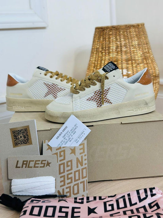 TENÍS GOLDEN GOOSE DORADO DUPE