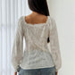 BLUSA BLANCA DE MANGAS