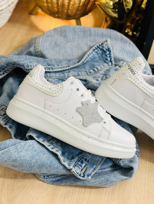 TENIS ALEXANDER MACCQUEN BLANCOS DUPE