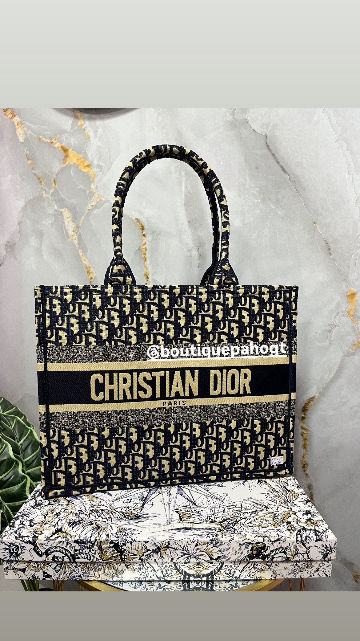 BOLSO DIOR AZUL CON CAJA IMPORTADO