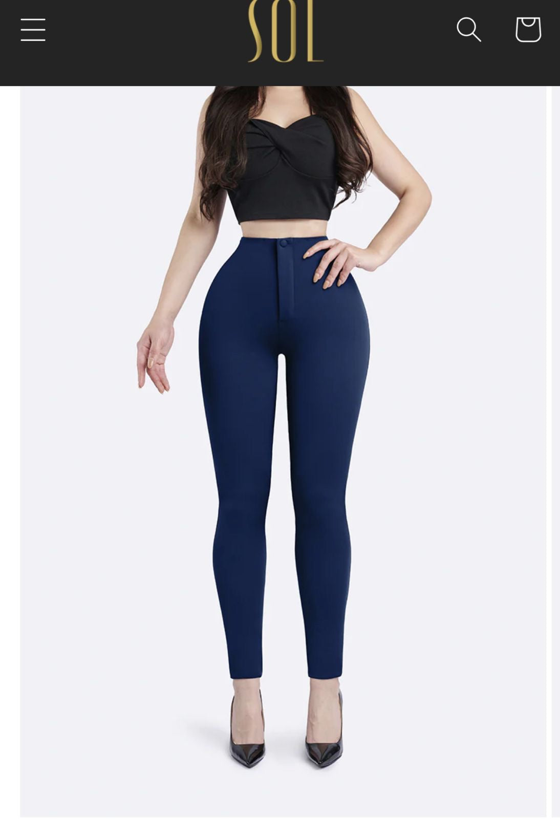 JEANS LUXURY BOOTY SKINNY AZUL OSCURO