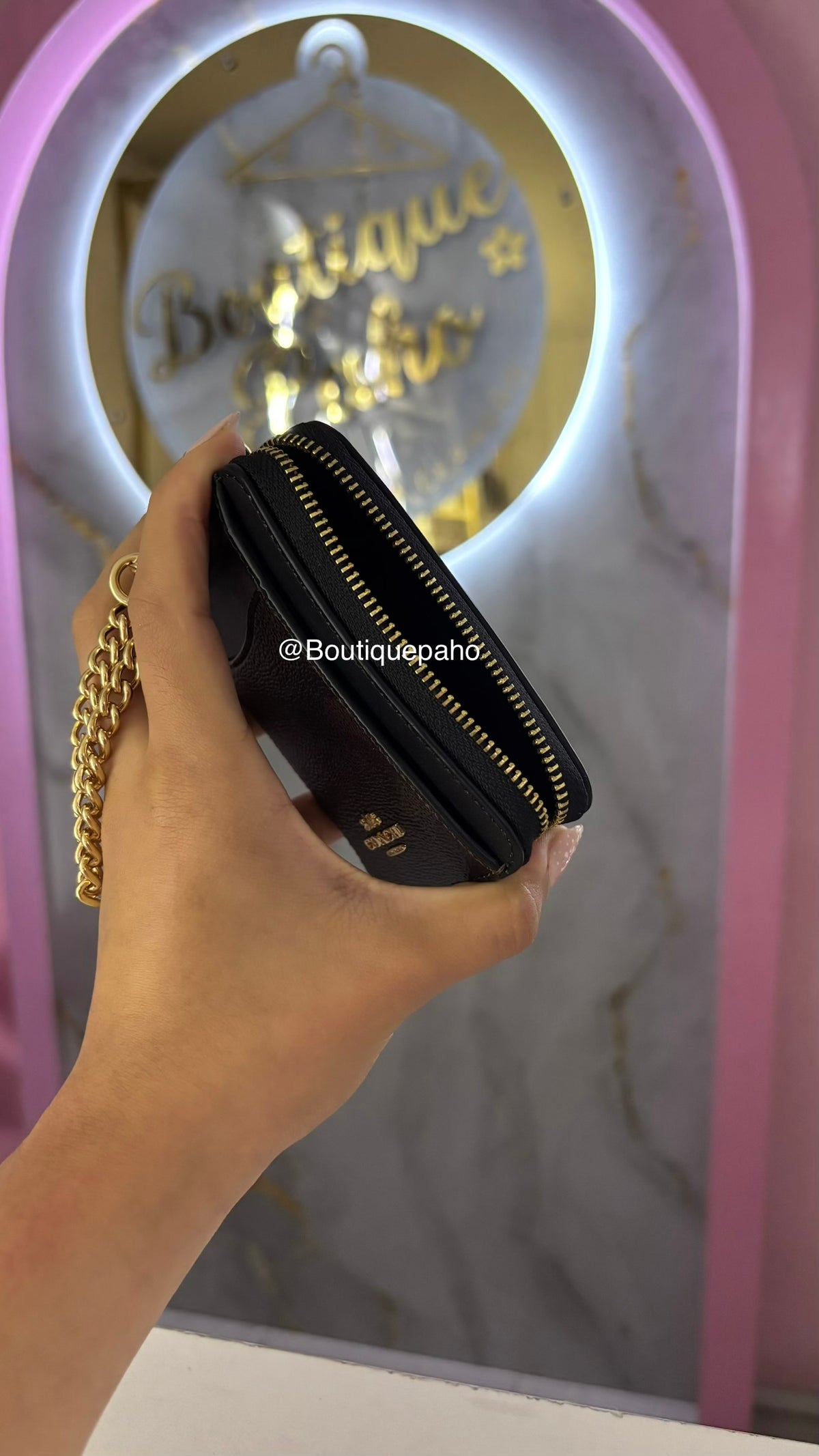 BILLETERA COACH NEGRA ORIGINAL
