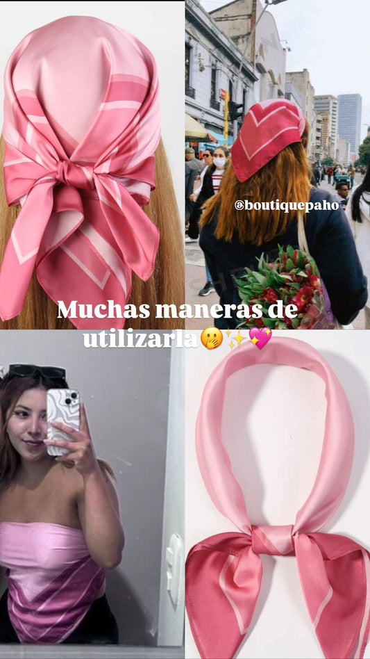 PAÑUELO ROSA