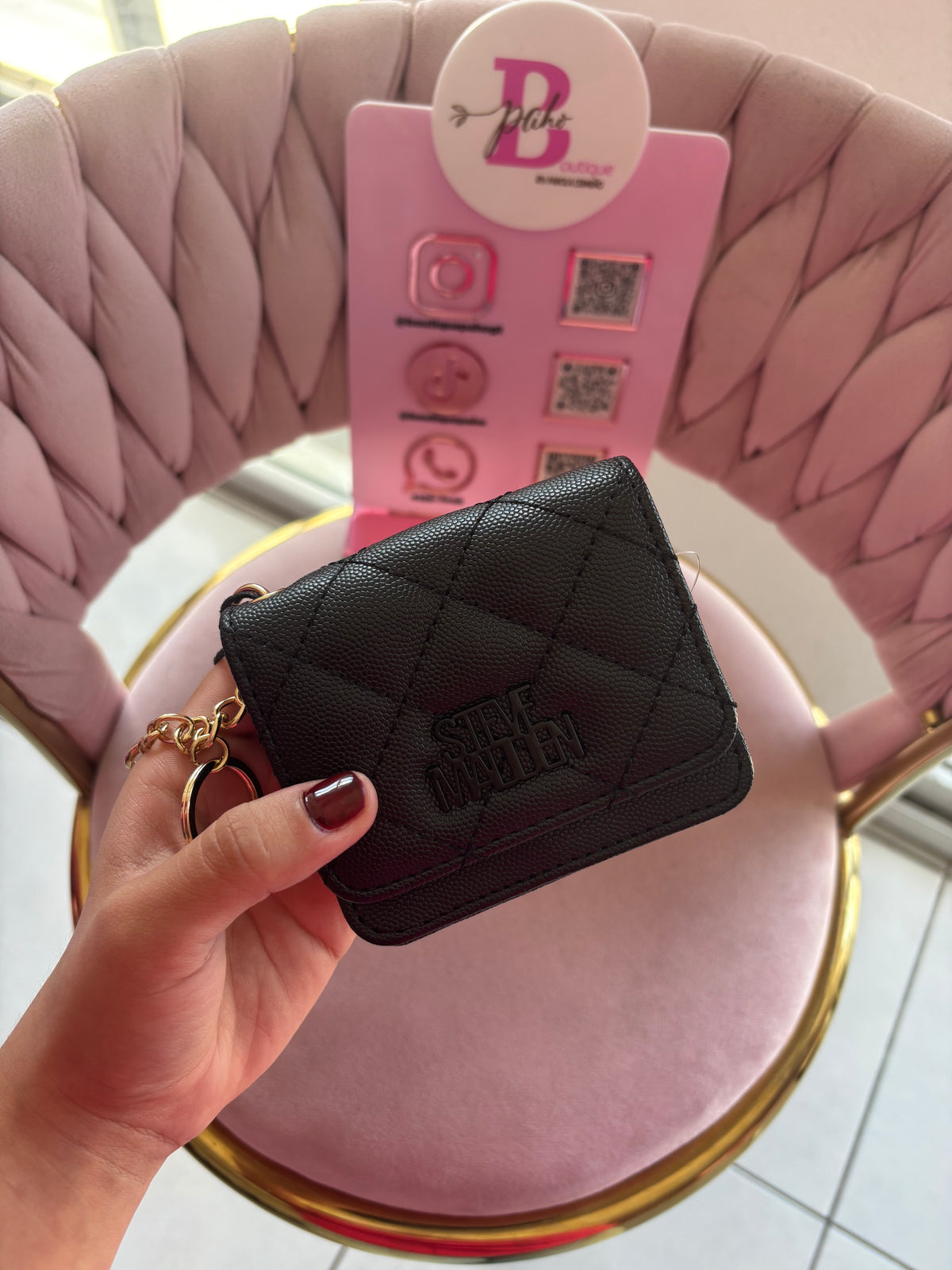 BILLETERA STEVE MADDEN NEGRO