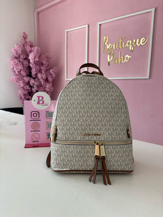 MOCHILA MICHAEL KORS ORIGINAL COLOR BLANCA