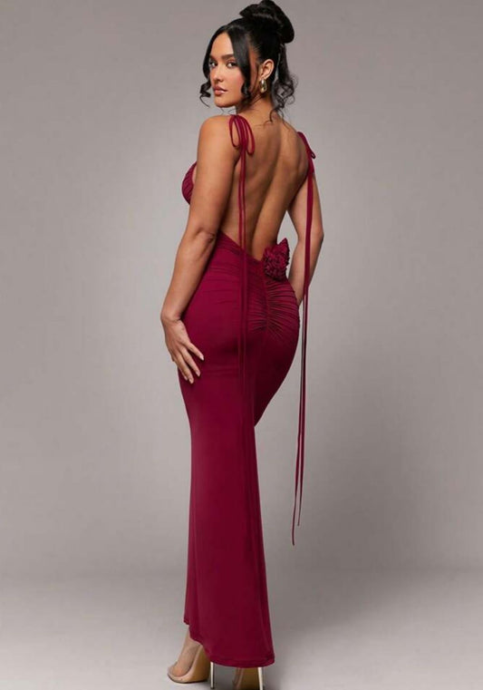 VESTIDO LARGO CORINTO